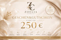 Geschenkgutschein 250€