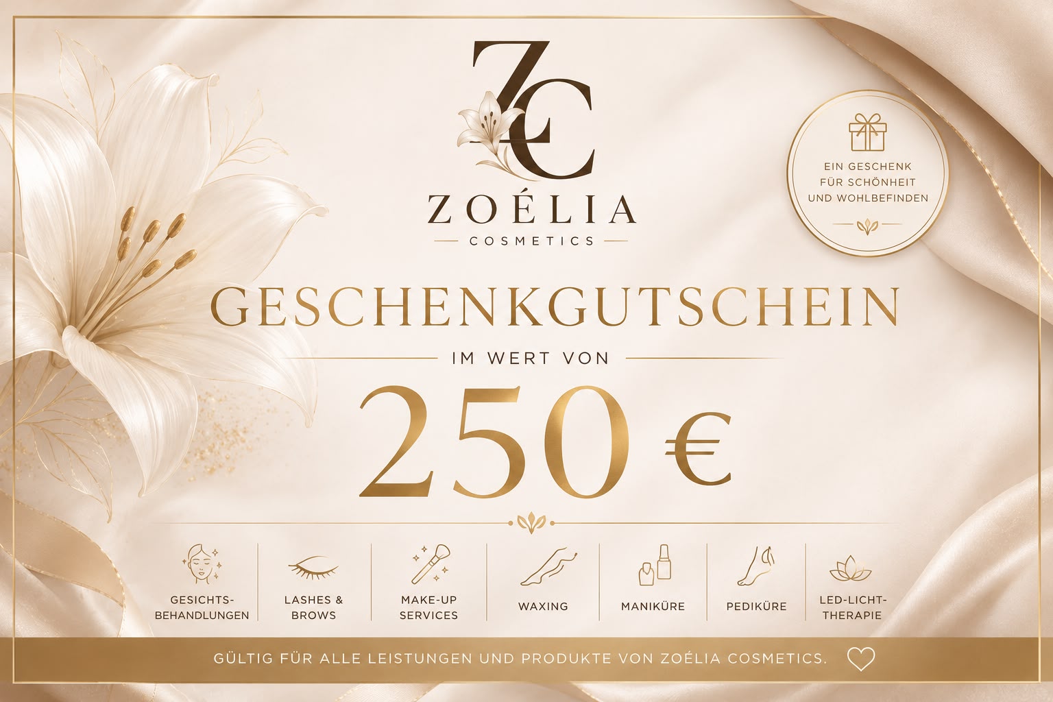 Geschenkgutschein 250€